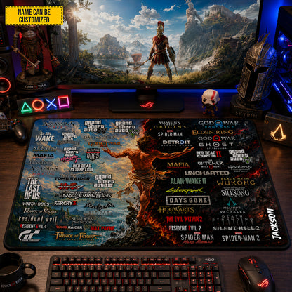 Personalized Ultimate Gamer Desk Mat
