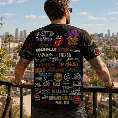Rock Lover - Classic Legends All Over Print Shirt Version 7