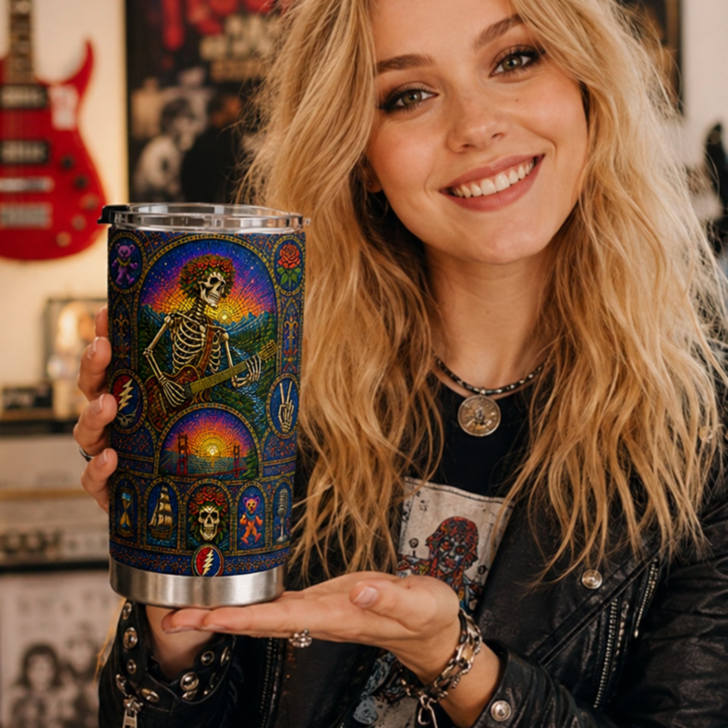 Rock Lovers - Classic Rock Legends Grateful Dead Tumbler Version 12