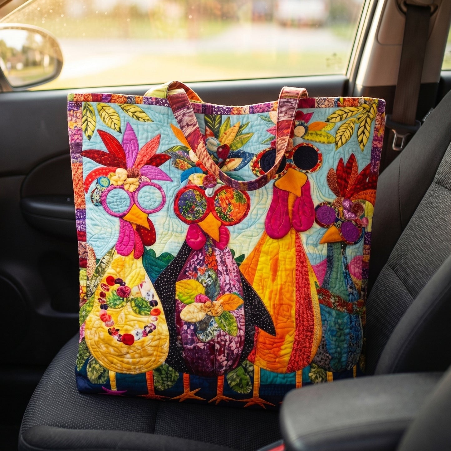 Funny Chicken Tote Bag