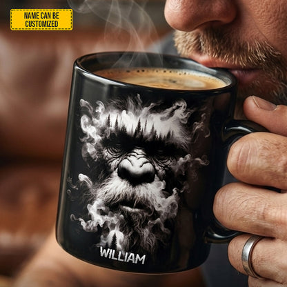 Personalized Smoke Bigfoot Accent Mug