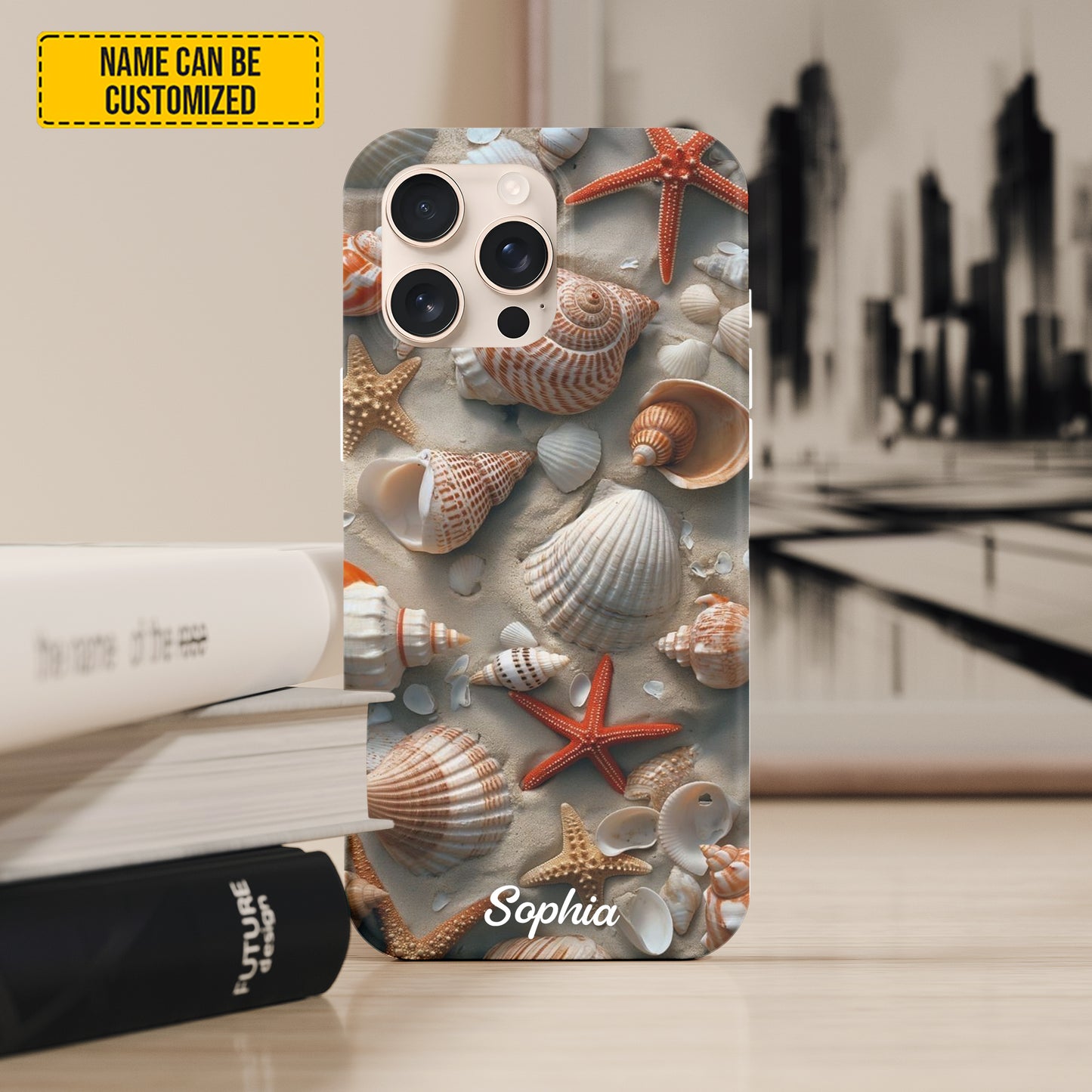 Personalized Seashell Ocean Phone Case