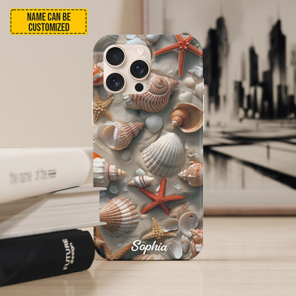 Personalized Seashell Ocean Phone Case