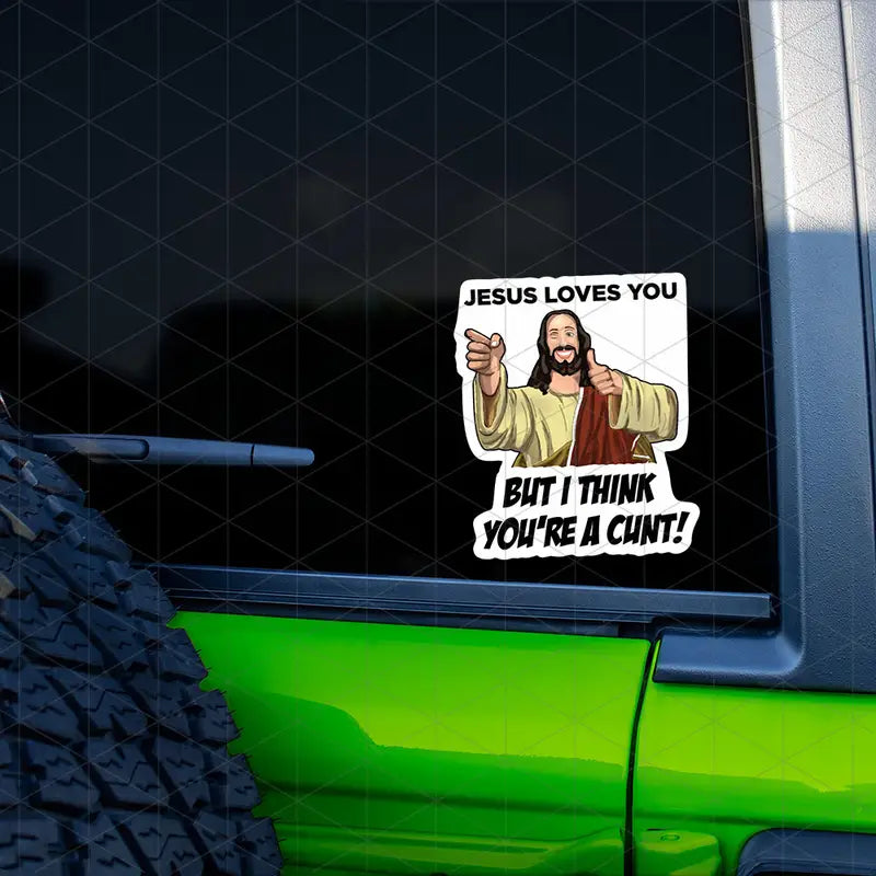 Jesus Loves You - Jesus Sticker