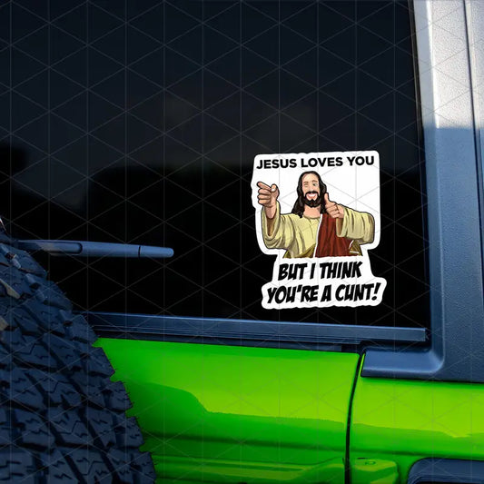 Jesus Loves You - Jesus Sticker