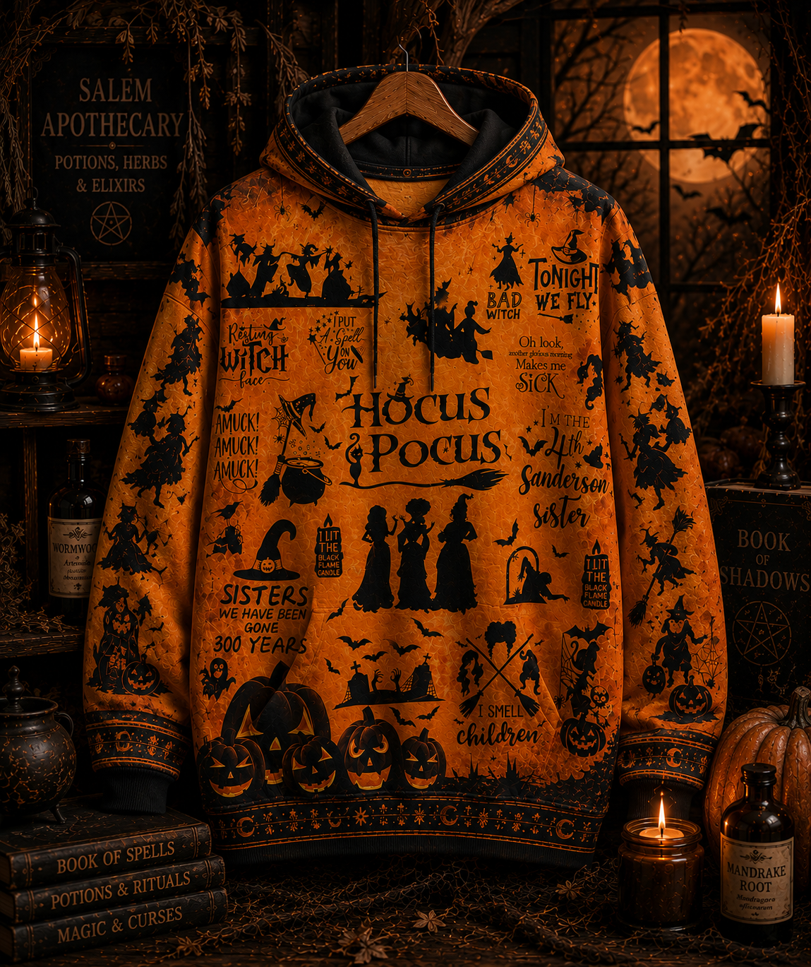 Hocus Pocus Funny Witch All Over Print - Witchy Halloween Shirt