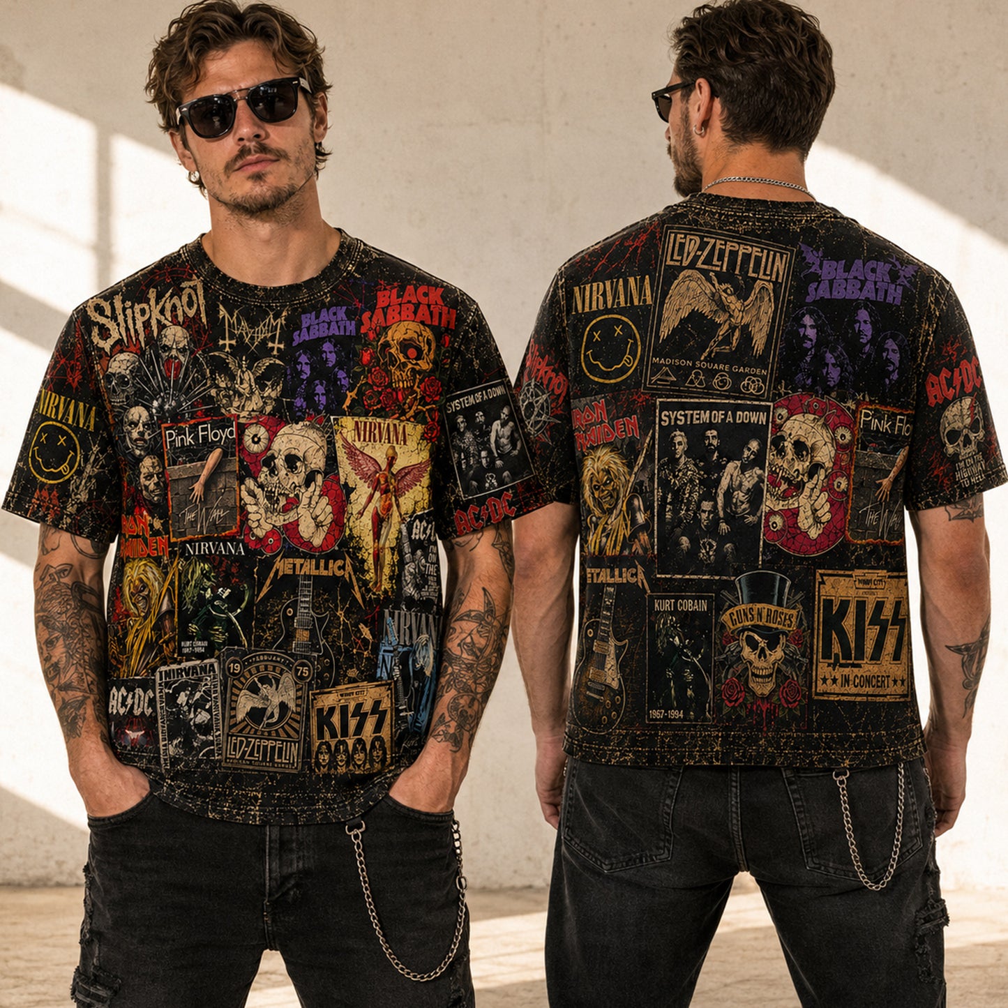 Rock Lover - Classic Legends All Over Print Shirt Version 4