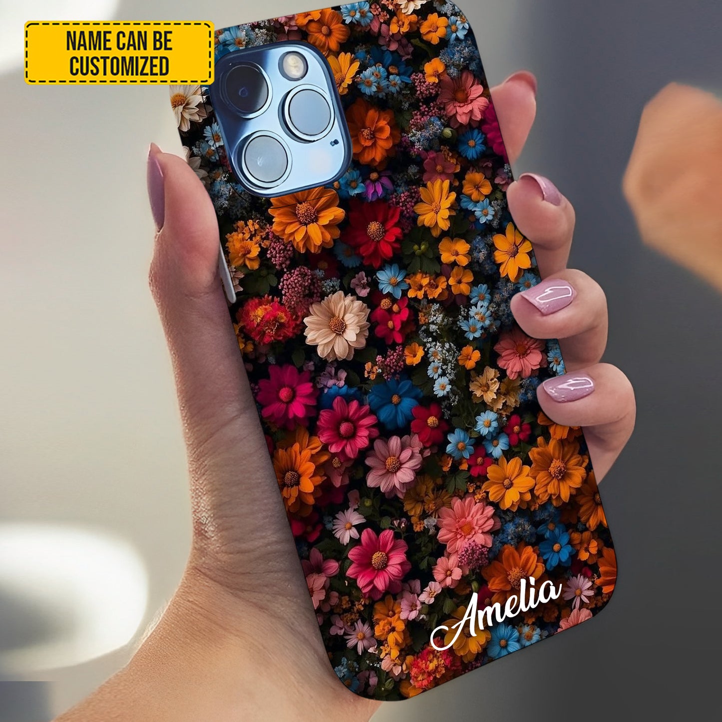Personalized Flower Phone Case