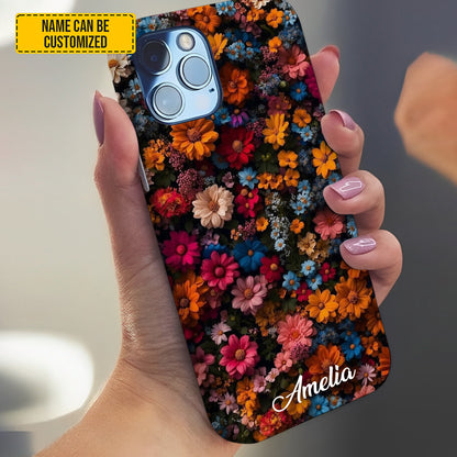 Personalized Flower Phone Case