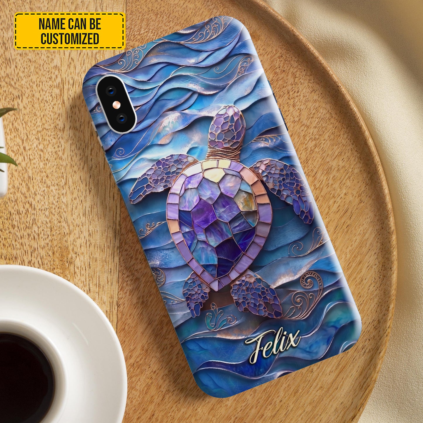 Ocean Turtle - Personalized Turtle Phone Case