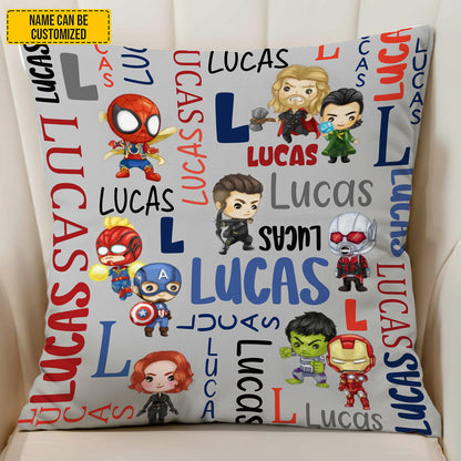 Dream Big, Little Hero – Personalized Kids Pillow