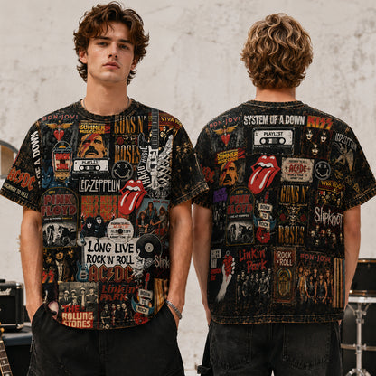 Rock Lover - Classic Legends All Over Print Shirt Version 2
