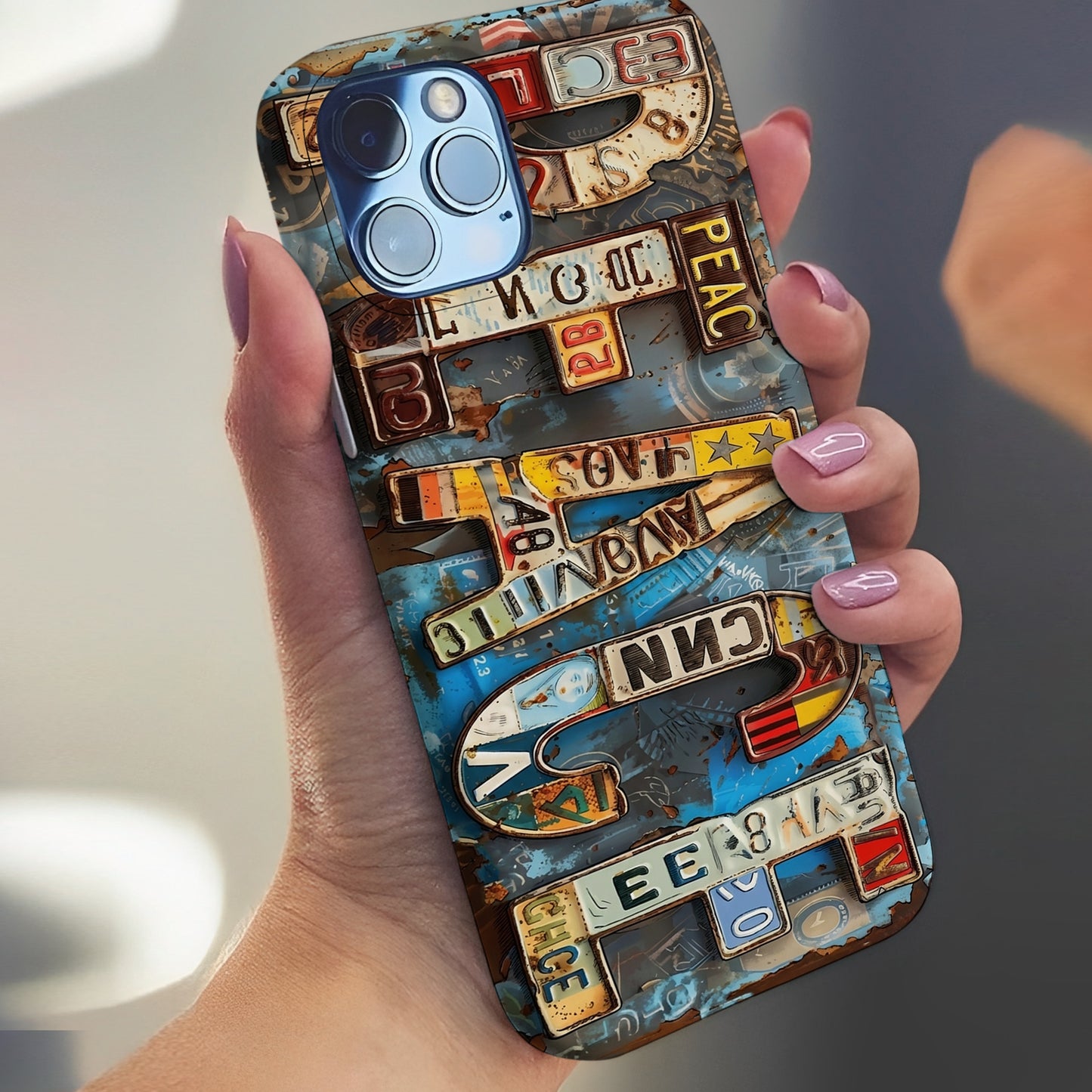Hippie Peace - Personalized Hippie Phone Case