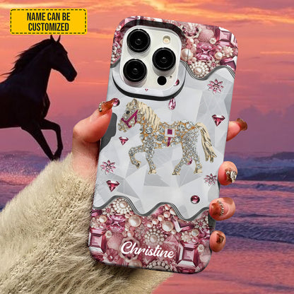 Horse Lover - Personalized Horse Phone Case