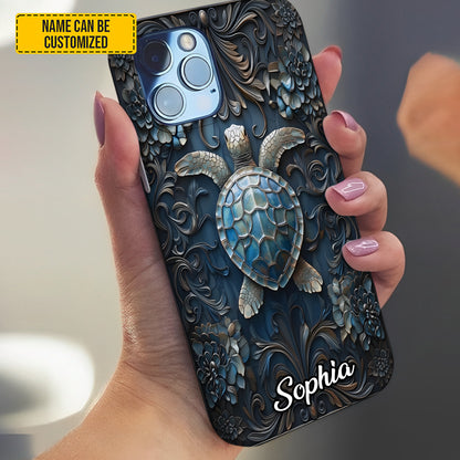 Personalized Sea Turtle Ocean Phone Case