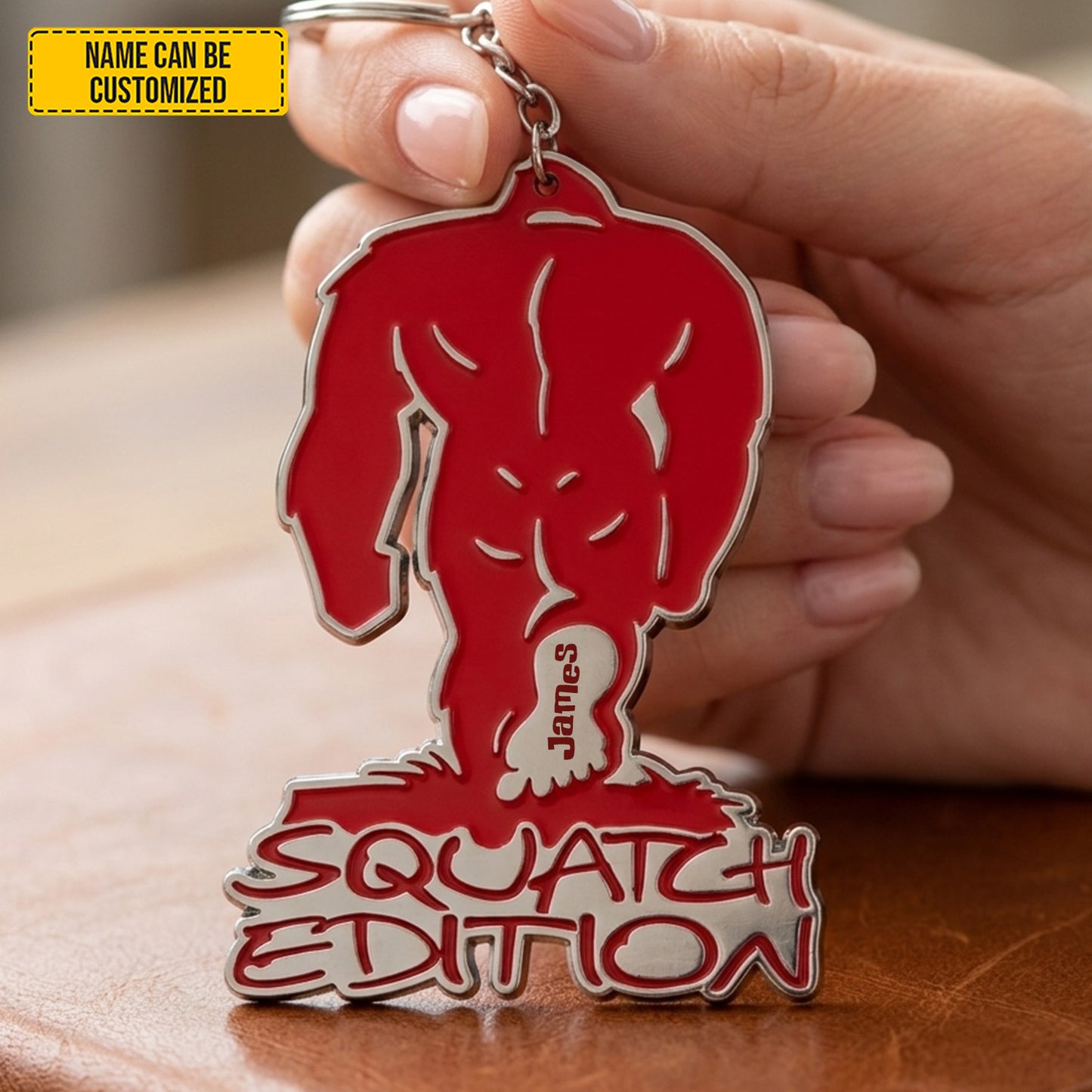Personalized Squatch Edition Keychain