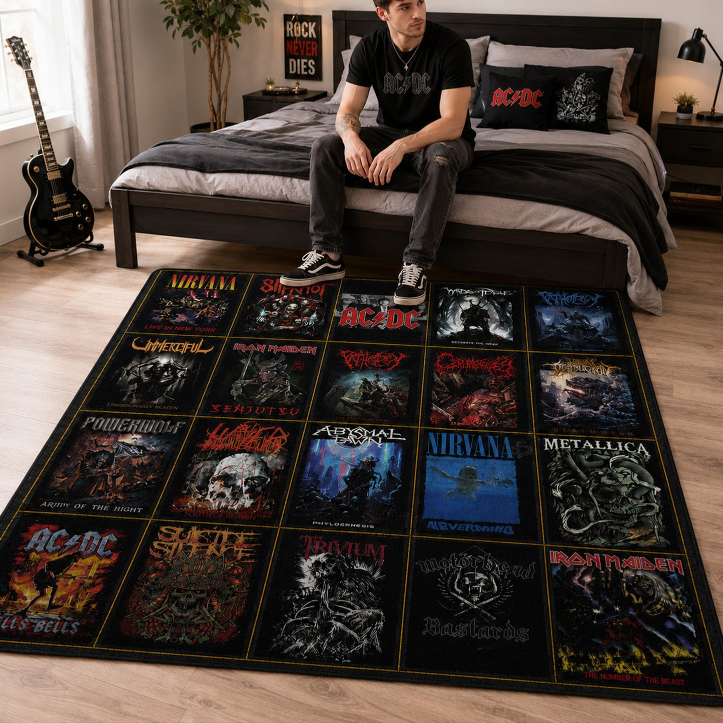Rock Lovers - Legends Edition Area Rug Version 2