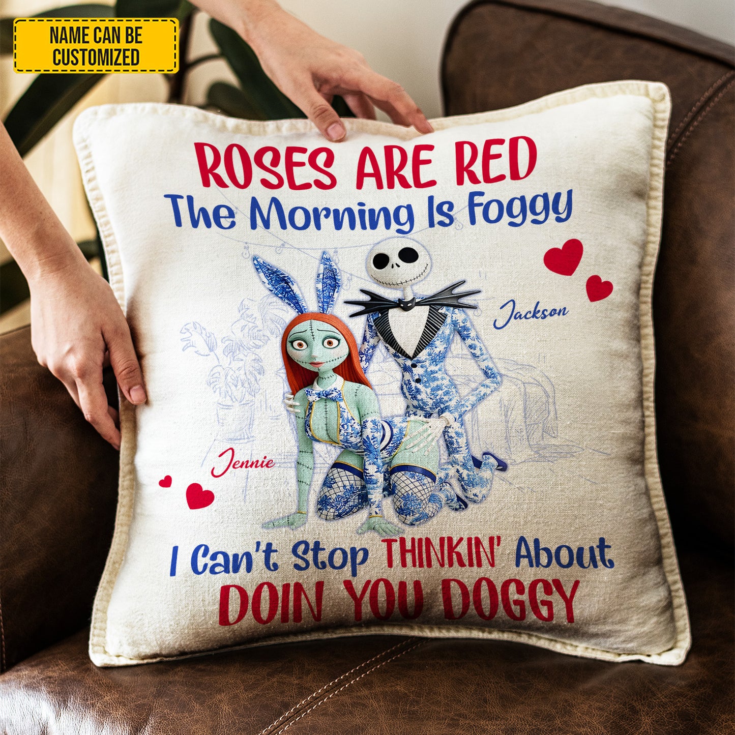 The Morning Is Foggy - Personalized Couple Pillow