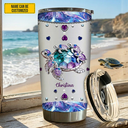 Nana Turtle Gift For Mom Grandma – Personalized Grandma Tumbler