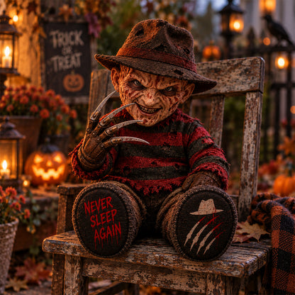 Freddy Krueger Horror Custom Shape Pillow – Creepy Halloween Collector Gift