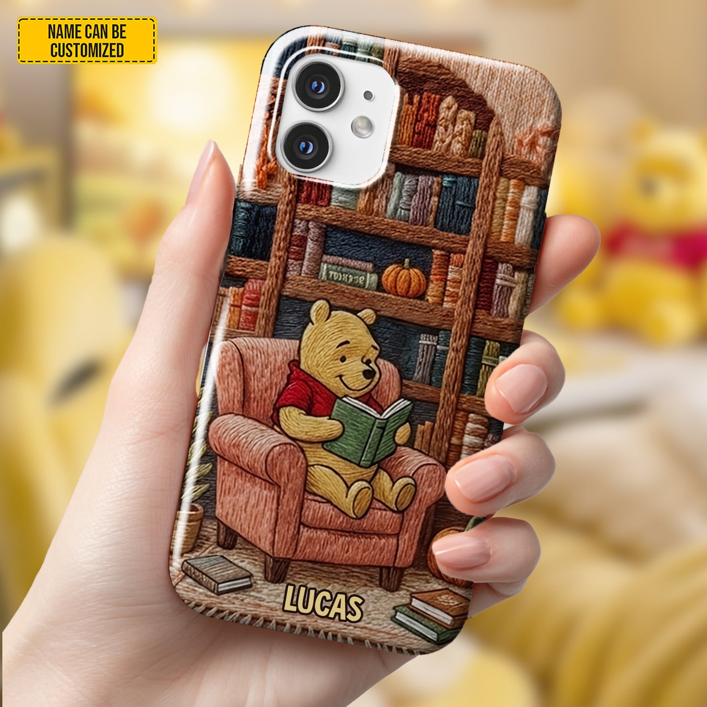 Storytime Bear – Personalized Phone Case