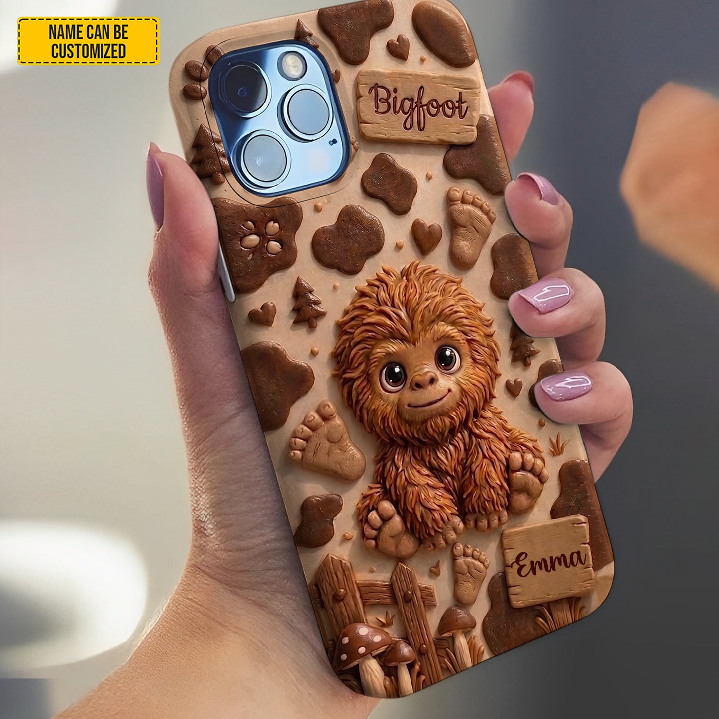 Little Bigfoot – Personalized Phone Case