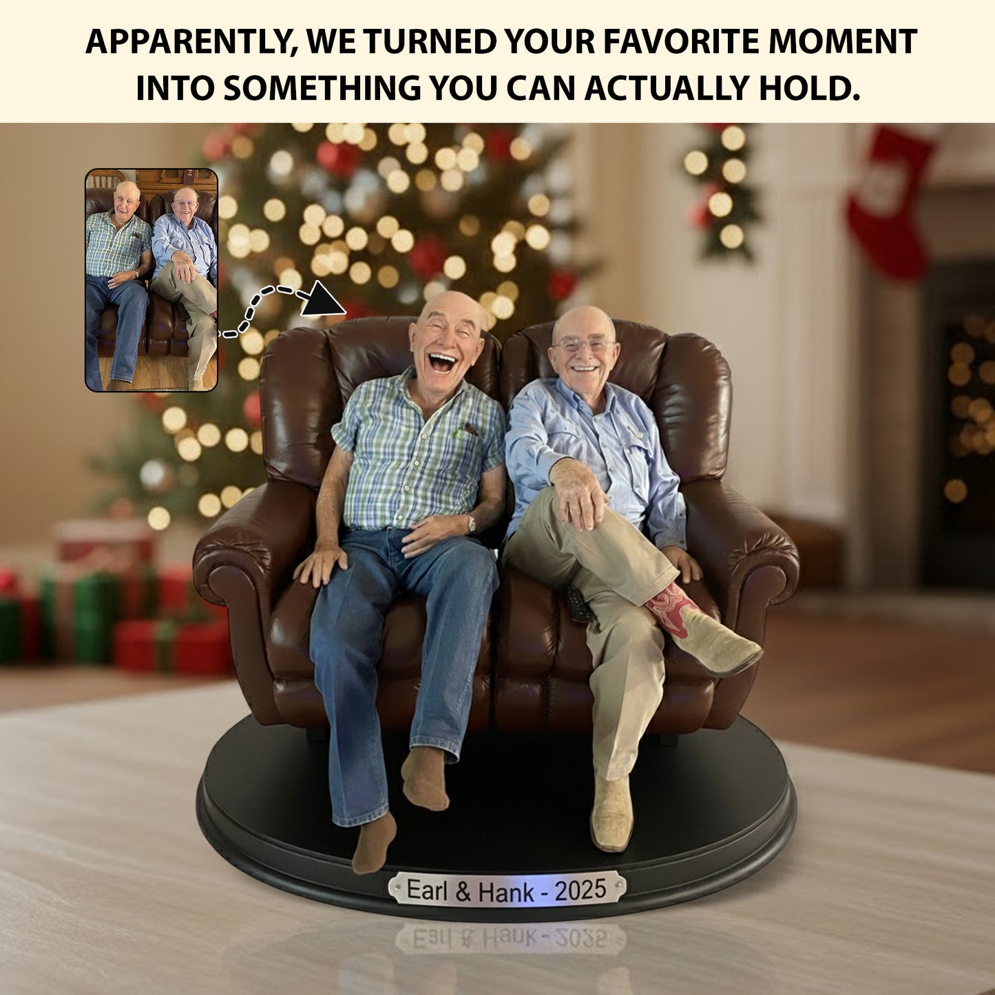 Chaos in Mini Form – Personalized Funny Photo Acrylic Plaque