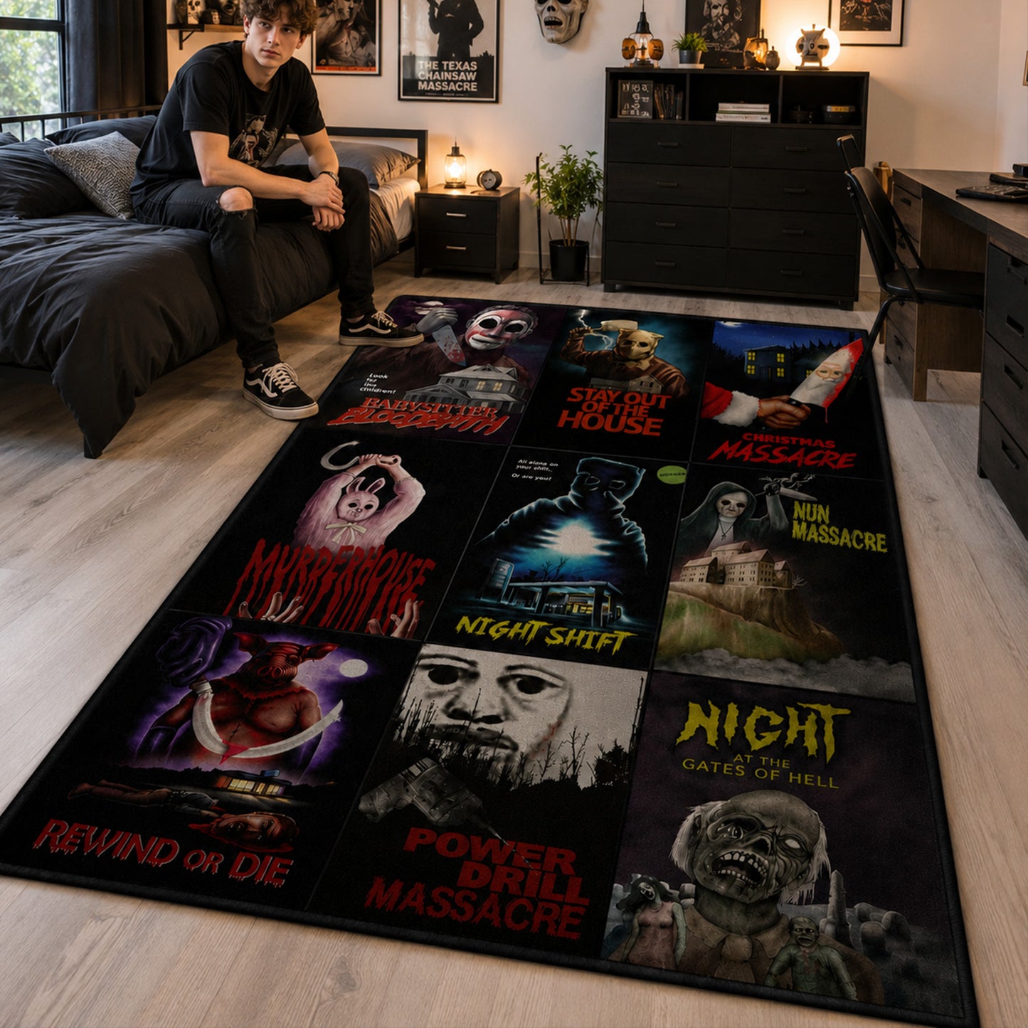 Horror Area Rug