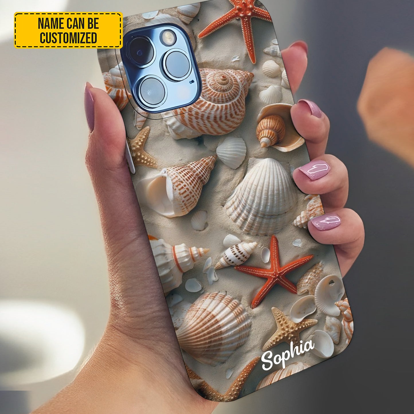 Personalized Seashell Ocean Phone Case