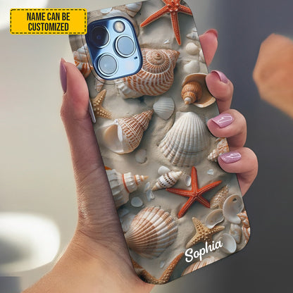 Personalized Seashell Ocean Phone Case