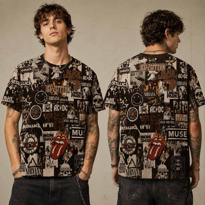 Rock Lover - Classic Legends All Over Print Shirt Version 6
