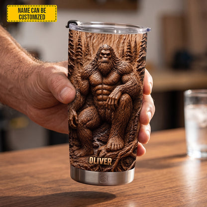Woodland Legend – Personalized Bigfoot Tumbler