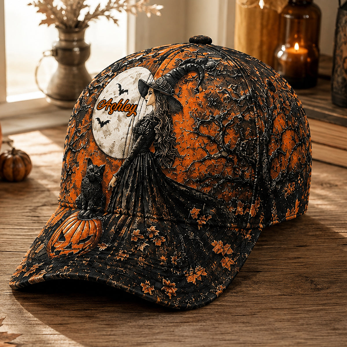 Personalized Halloween Witch Hat - Halloween Classic Cap