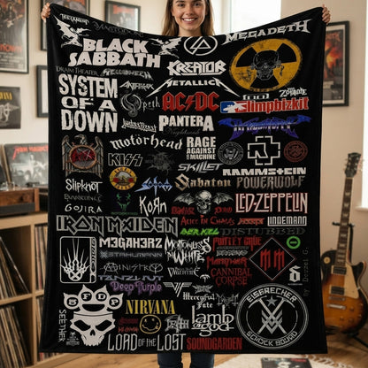 Rock Lovers - Classic Rock Legends Blanket Version 1