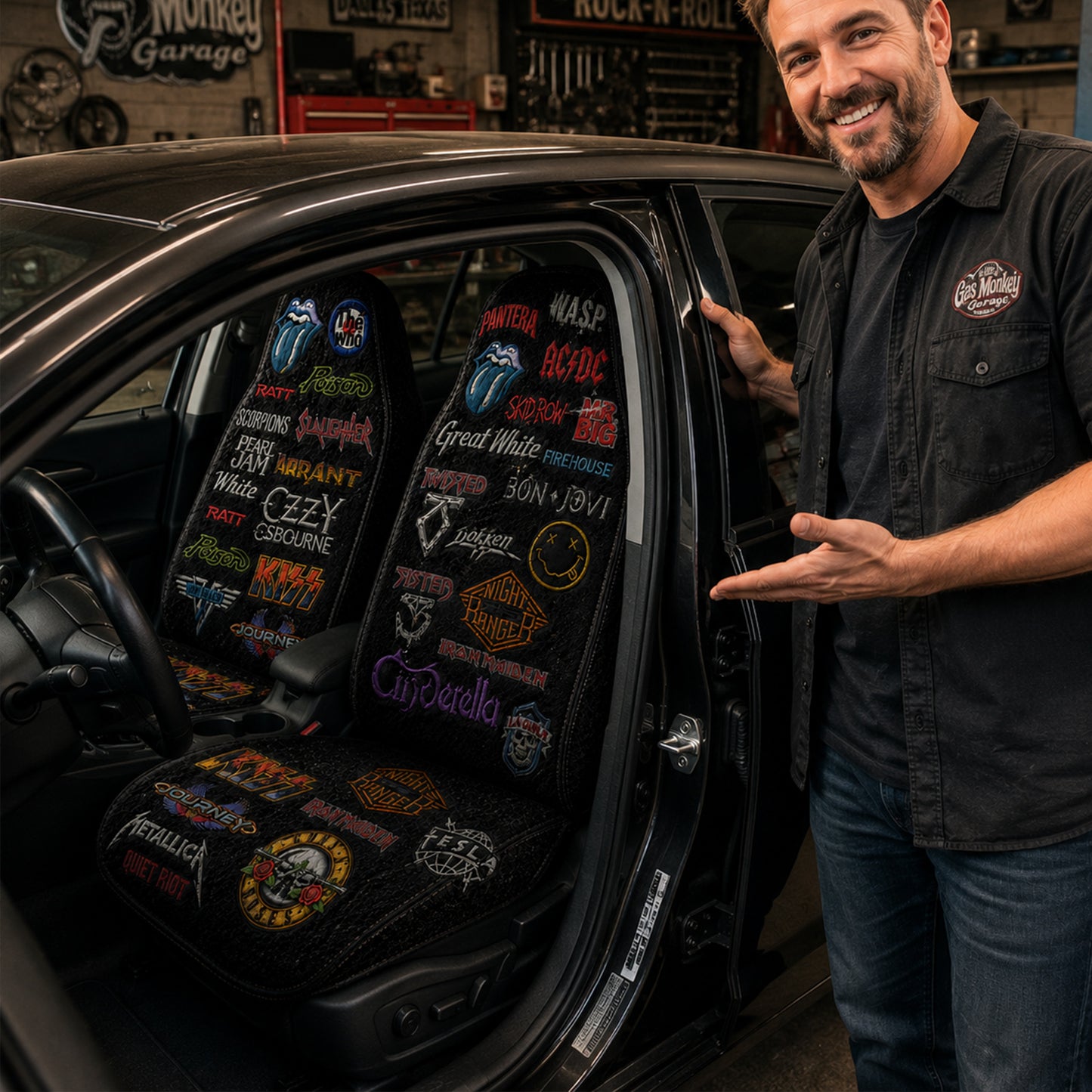 Rock Legends – Rock Lovers Car Seat Covers Version 3
