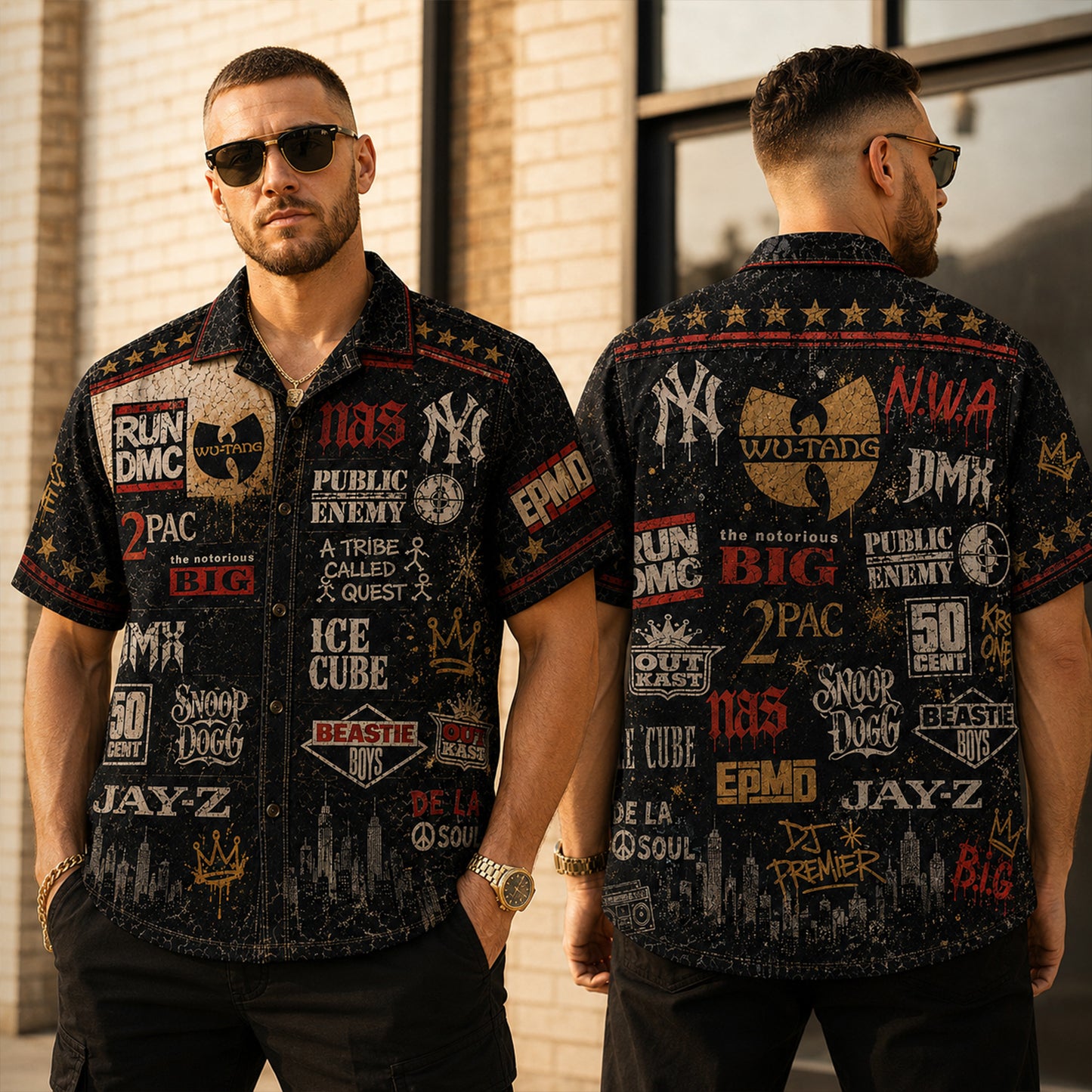 Hip Hop Legends Hawaiian Shirt - Vintage Music Fan Gift 2