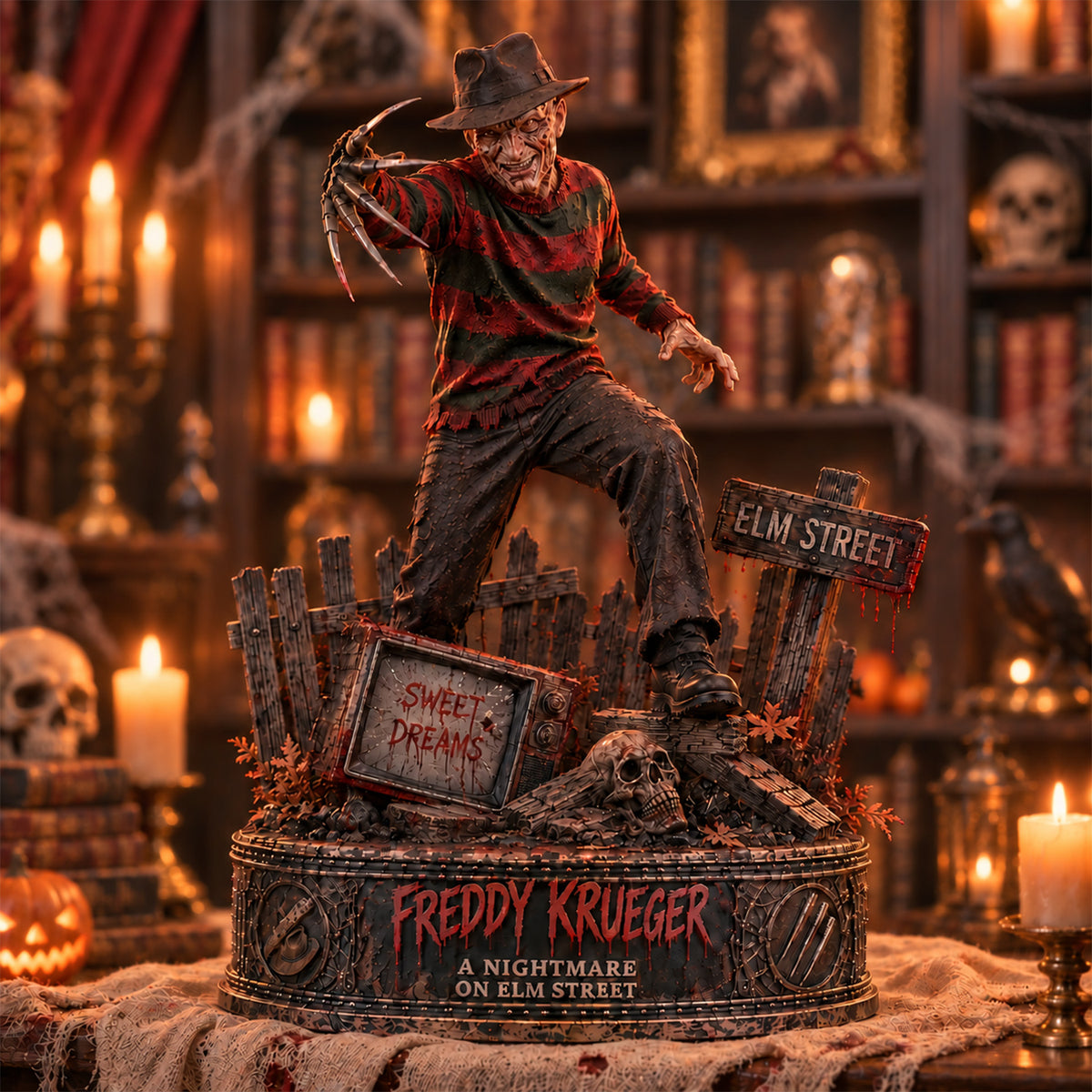 Freddy Krueger Nightmare on Elm Street Halloween - Horror Collectible Table Decor
