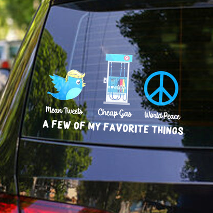A Few Of My Favorite Things - Peace Sticker Decal