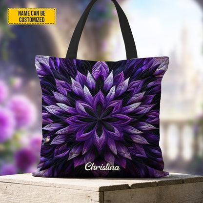 Flower Mystic - Personalized Flowers Tote Bag