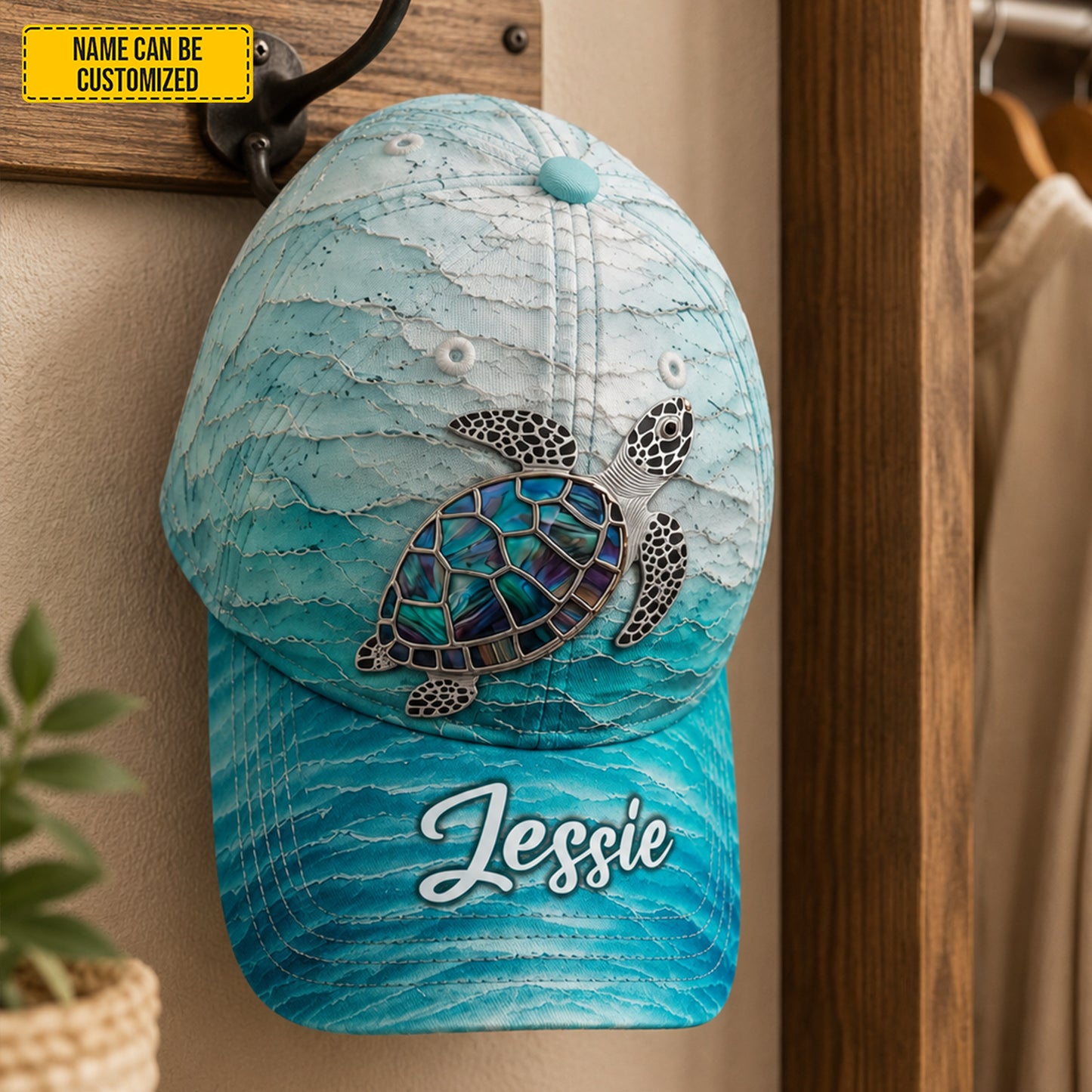 Personalized Sea Turtle Classic Cap