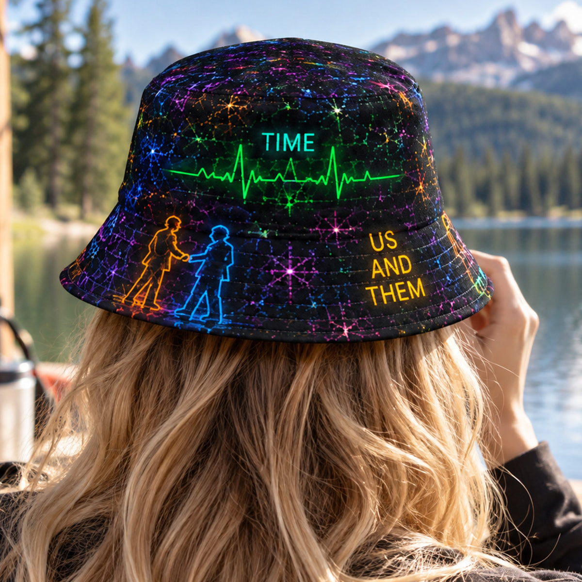 Classic Rock All Over Bucket Hat Version 5