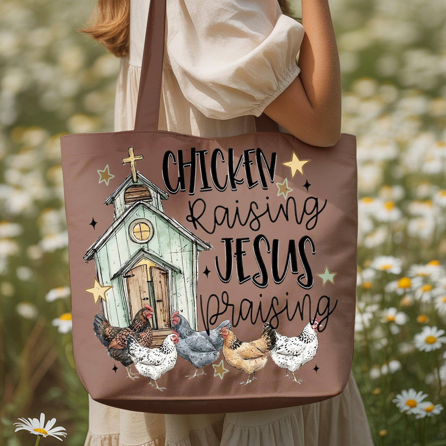 Chicken Raising - Chicken Tote Bag