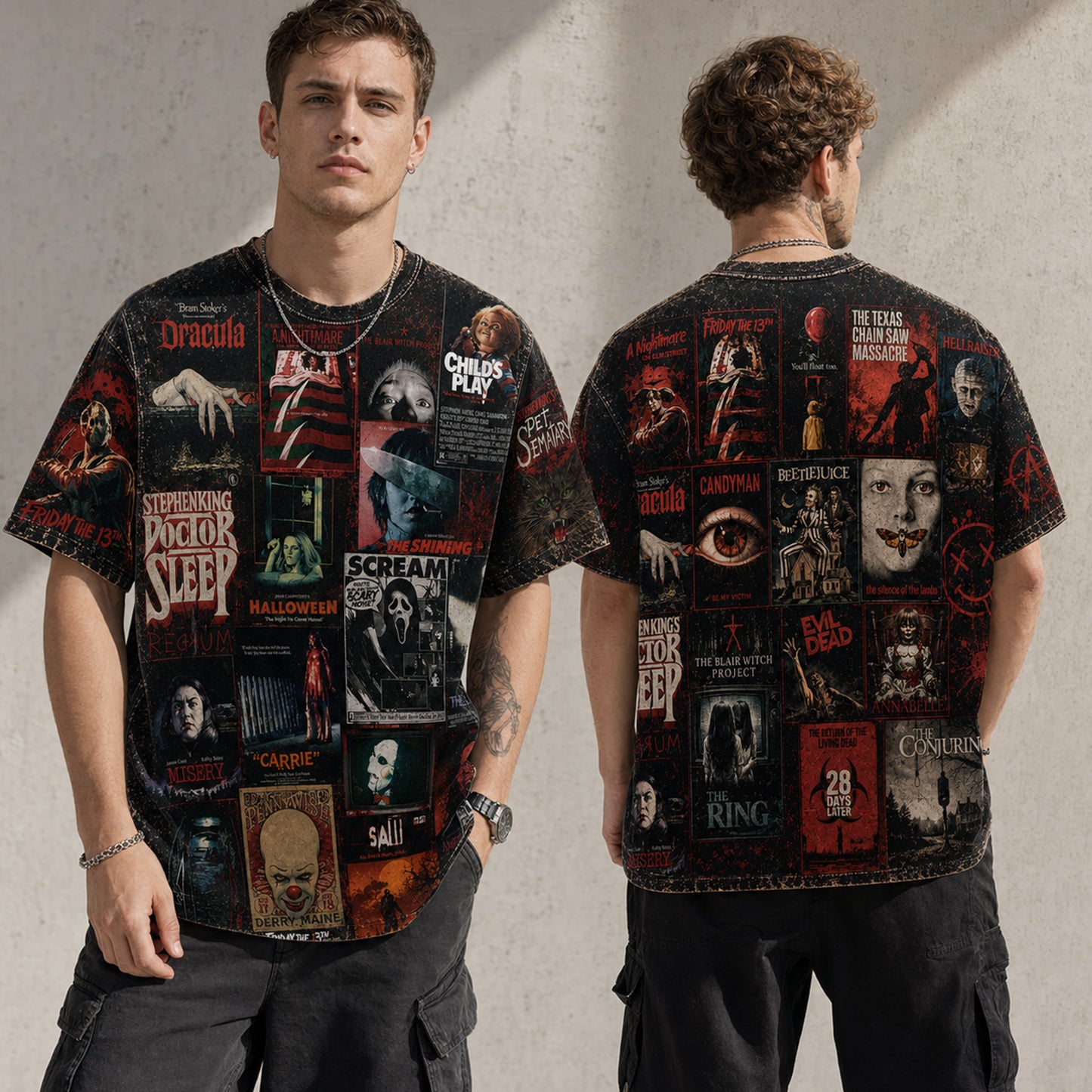 Horror Lover - Classic Legends All Over Print Shirt Version 1
