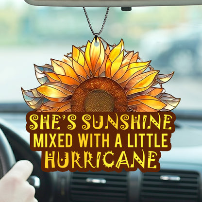 She’s Sunshine – Sunflower Car Hanging Ornament