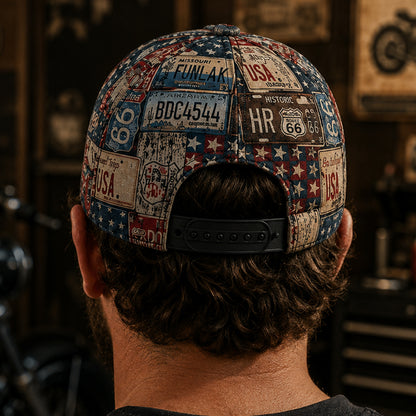 Vintage Route 66 Classic Cap