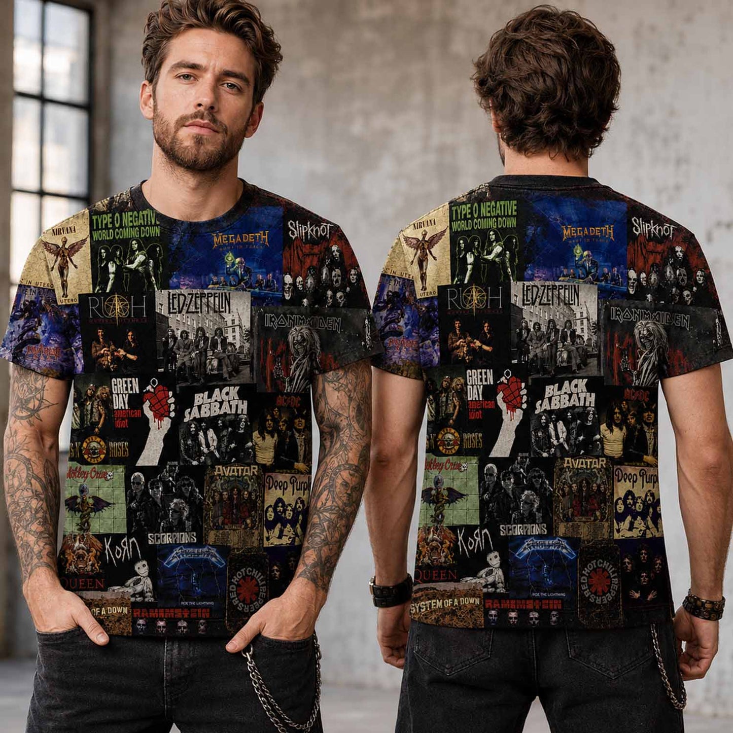 Rock Lover - Classic Legends All Over Print Shirt Version 9