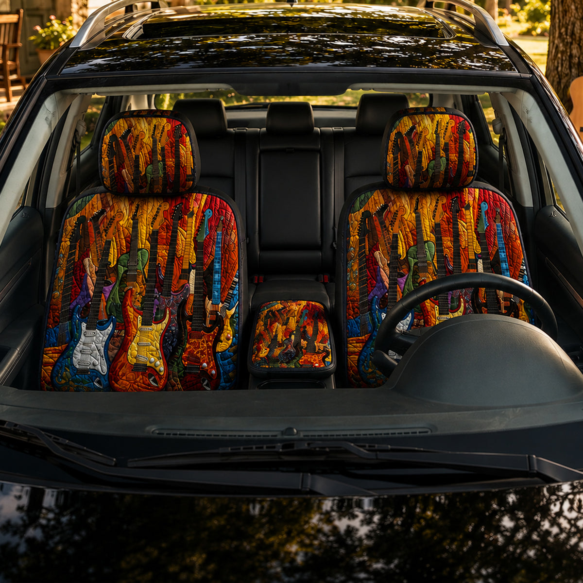 Guitar Legends – Colorful Rock Car Seat Covers