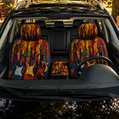 Guitar Legends – Colorful Rock Car Seat Covers