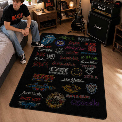 Rock Lovers - Legends Edition Area Rug Version 1