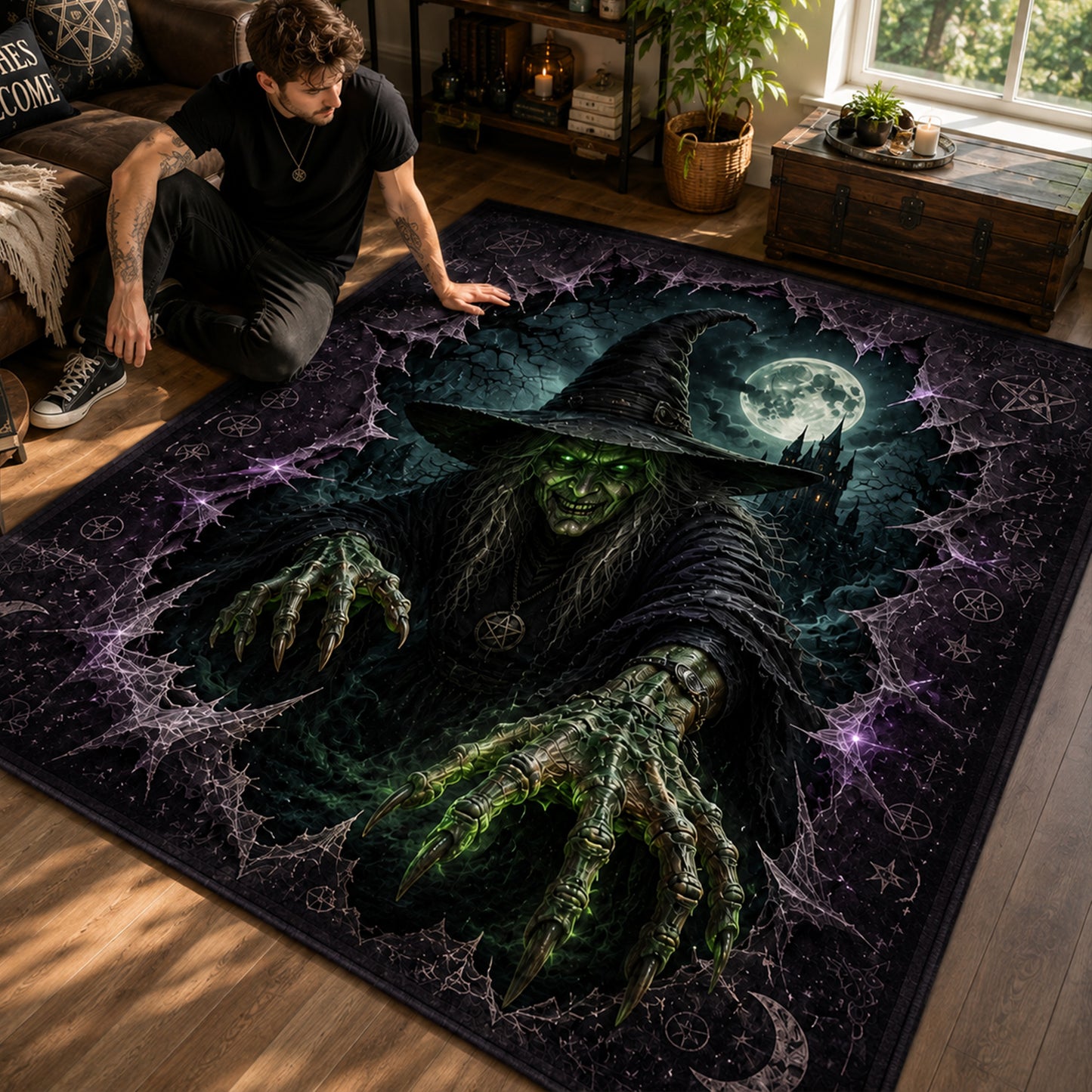 Dark Witch Area Rug